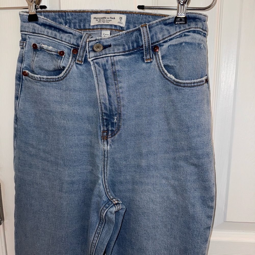 Abercrombie & Fitch Light Blue High Rise Jeans